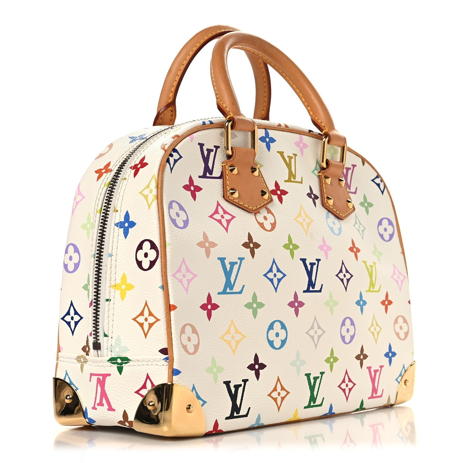 Louis Vuitton Monogram Multicolor Trouville White