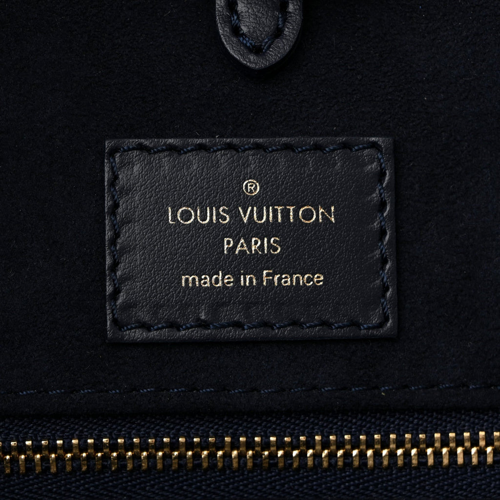Louis Vuitton Empreinte Monogram Giant Onthego MM Navy Creme