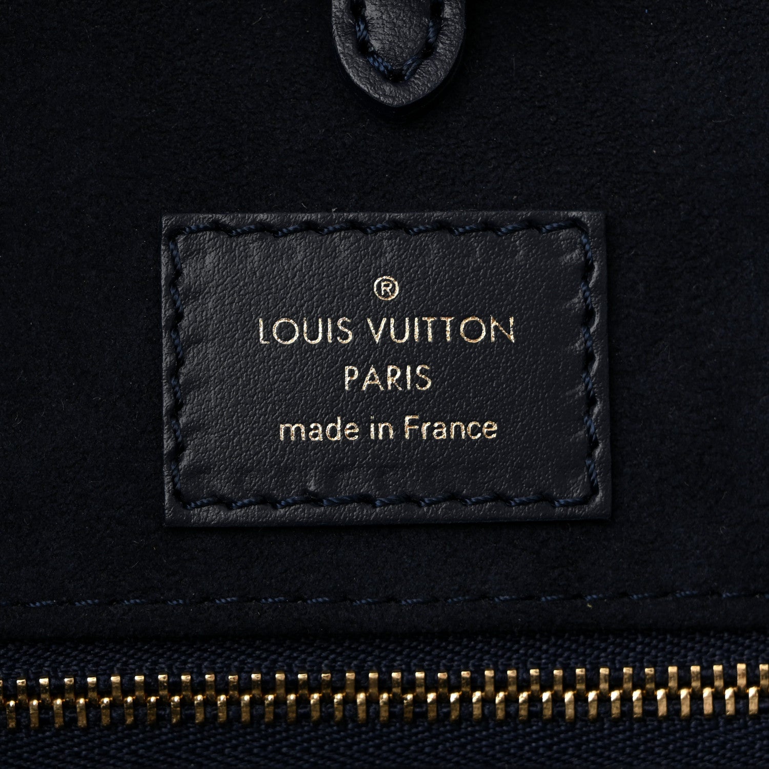 Louis Vuitton Empreinte Monogram Giant Onthego MM Navy Creme
