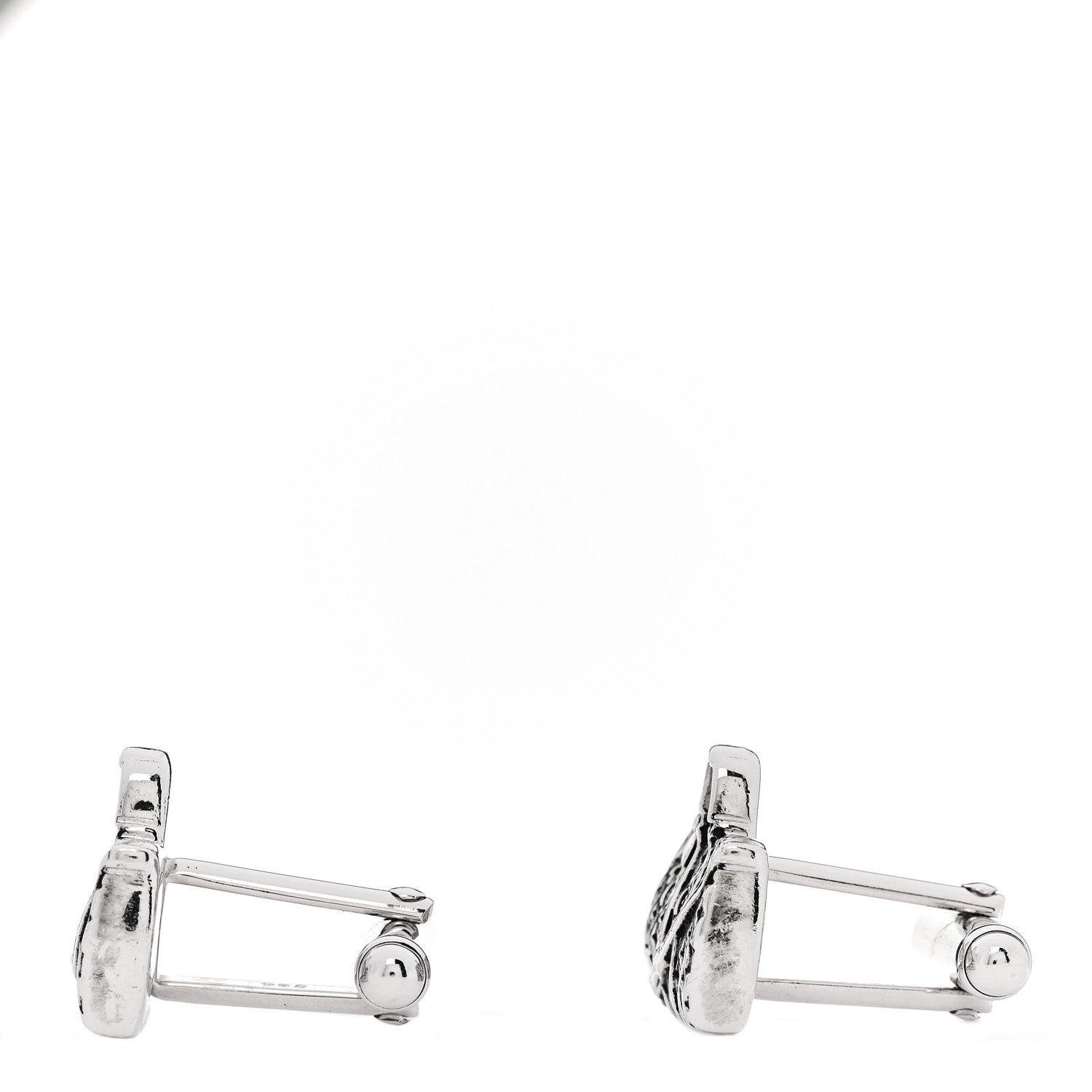 Louis Vuitton Sterling Silver Speedy Cufflinks