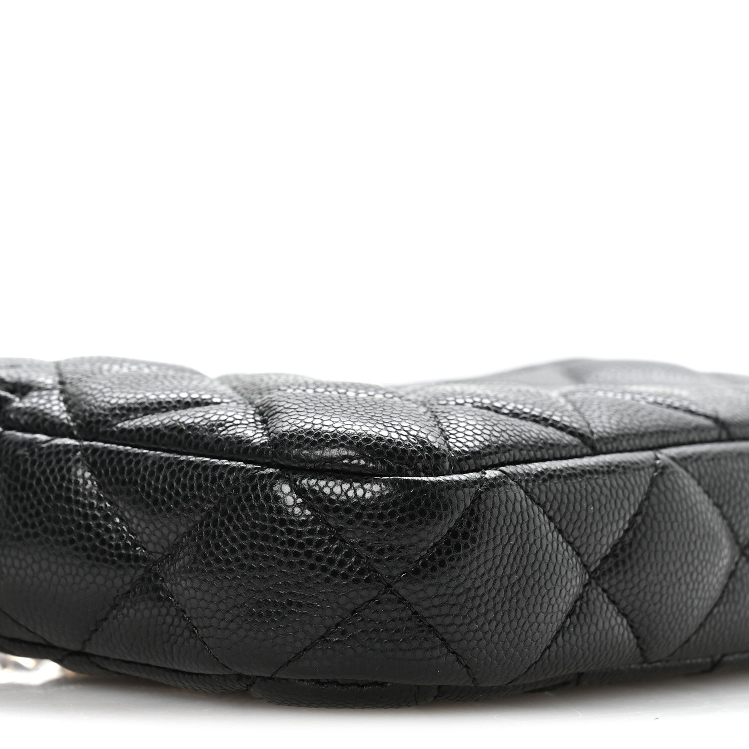 Chanel Caviar Quilted Small Clutch With Chain Black