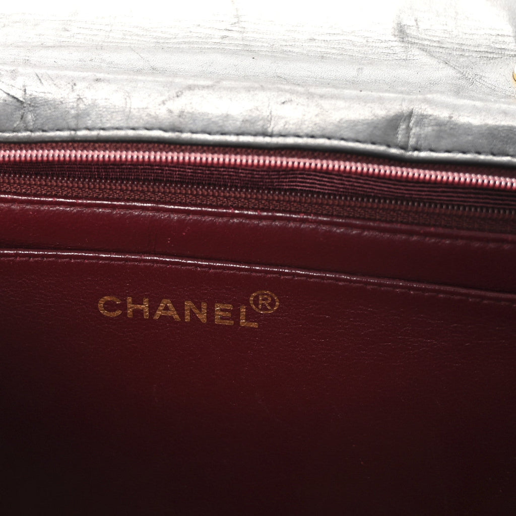 Chanel Lambskin Quilted XL Jumbo Single Flap Black