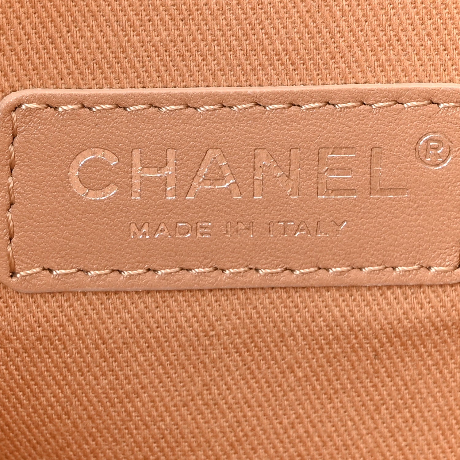 Chanel Mixed Fibers Small Deauville Tote Beige