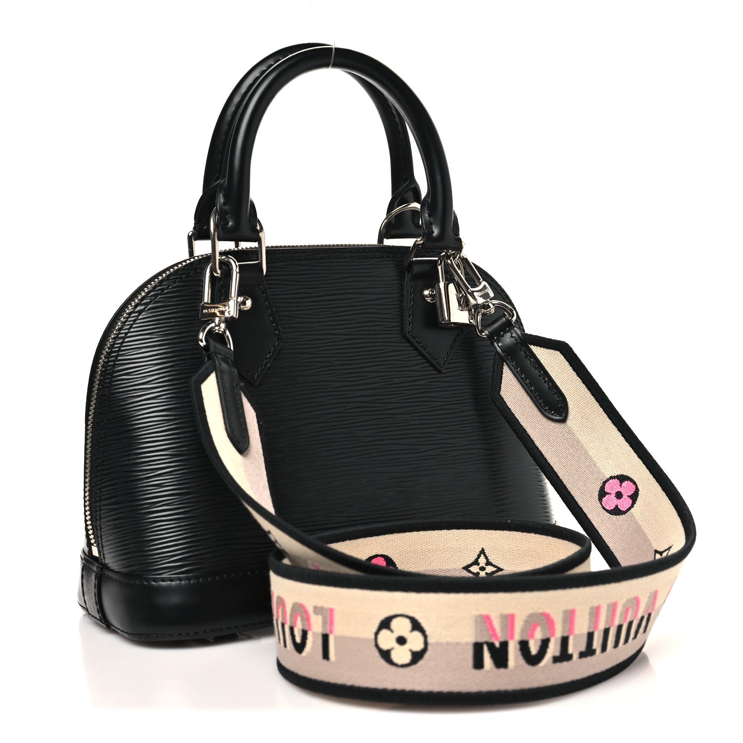 Louis Vuitton Epi Jacquard Alma BB Black