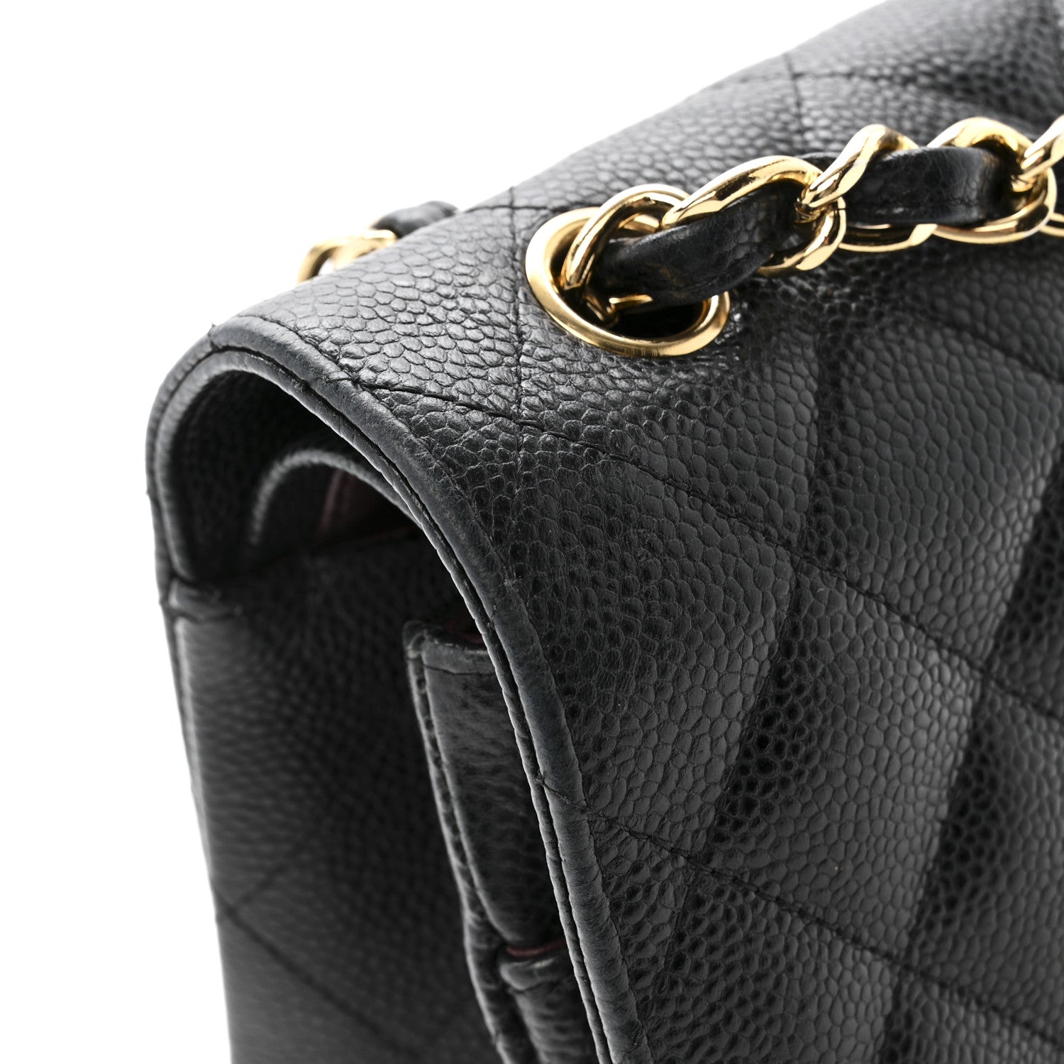 Chanel Caviar Quilted Jumbo Double Flap Black