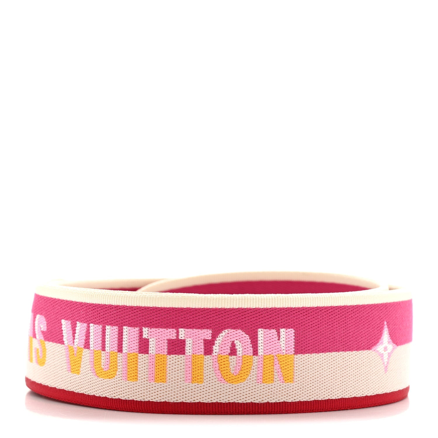 Louis Vuitton Jacquard Speedy Bandouliere 20 Shoulder Strap Fuchsia