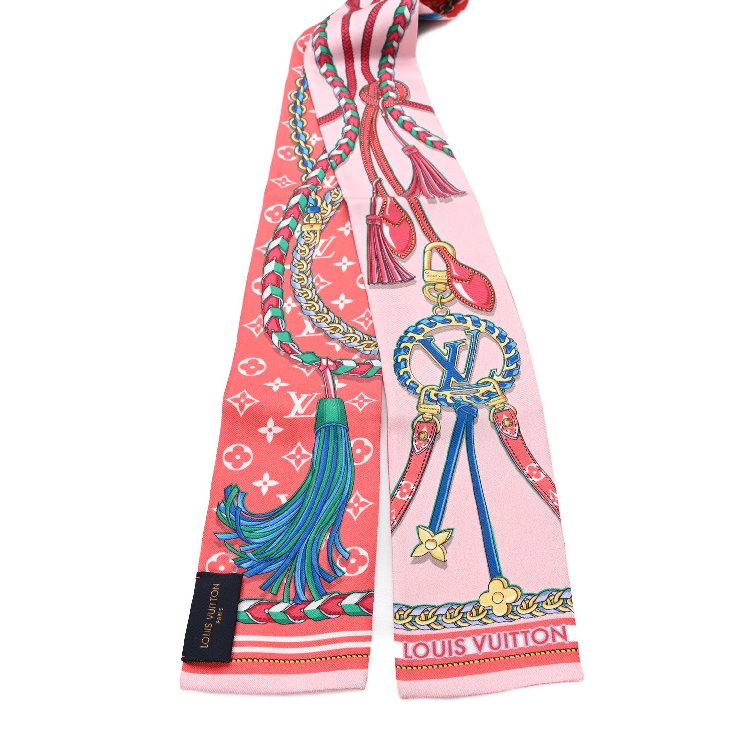 Louis Vuitton Silk Mix And Straps Bandeau Rose