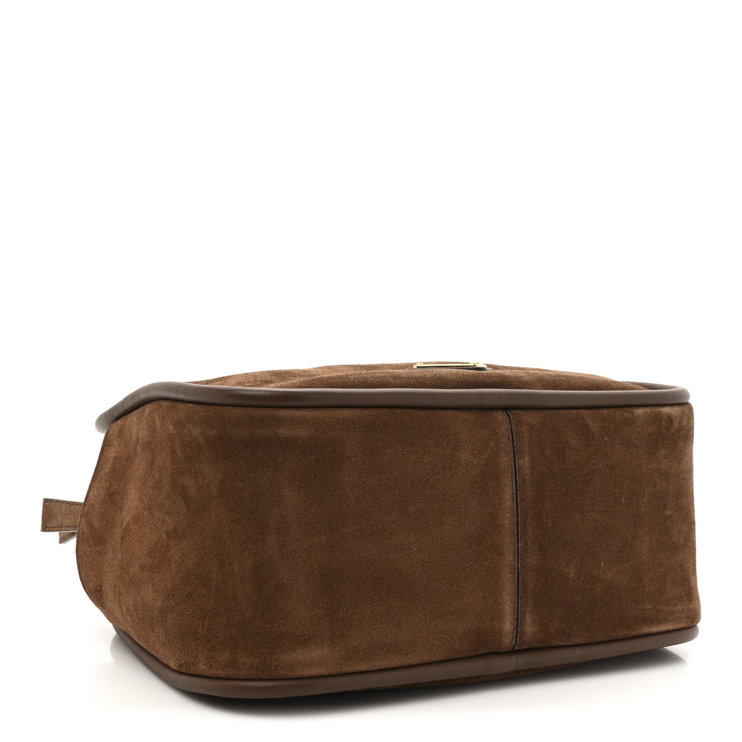 Prada Camoscio Darling Shoulder Bag Cocoa Brown