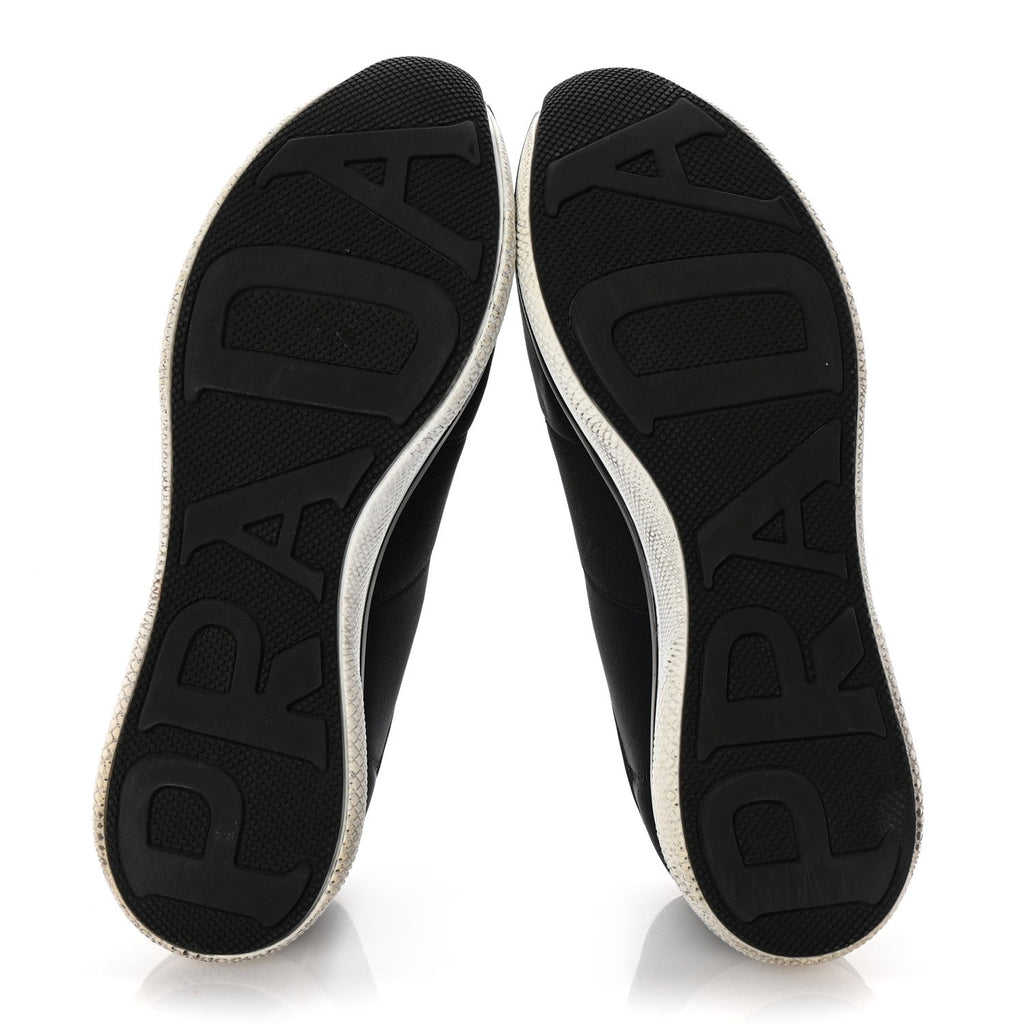 Prada Neoprene Slip On Sneakers 39 Black