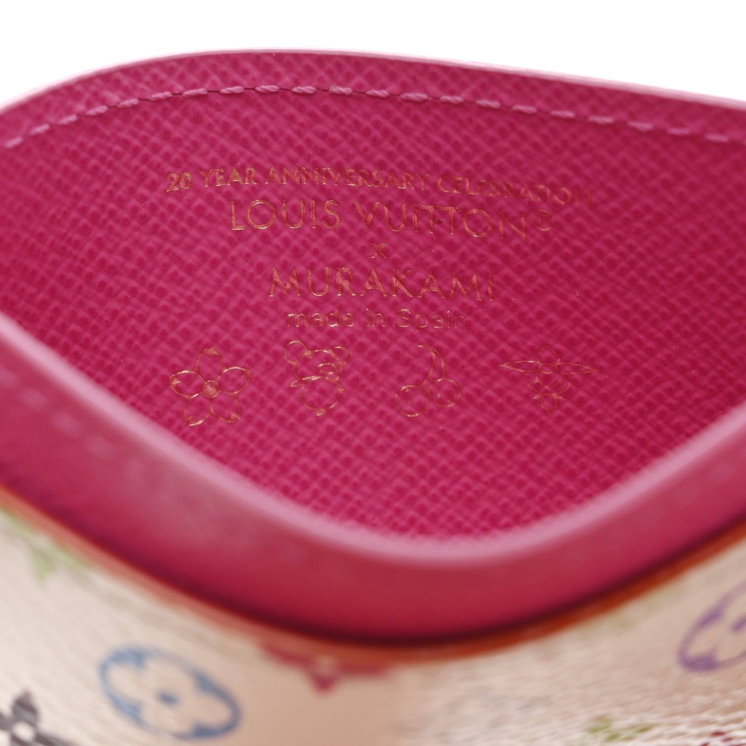 Louis Vuitton LV X TM Monogram Multicolor Card Holder Kawaii Pink