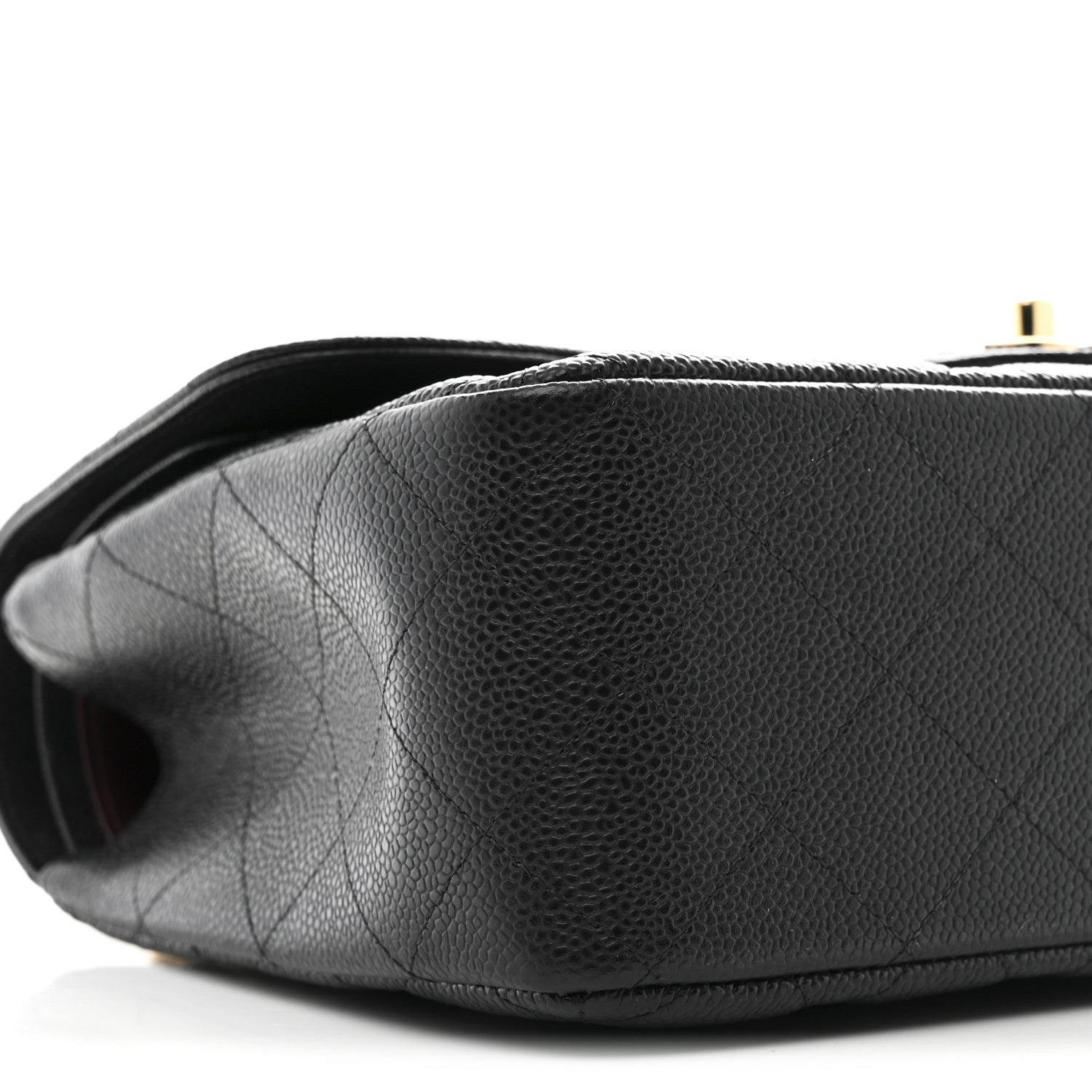 Chanel Caviar Quilted Jumbo Double Flap Black