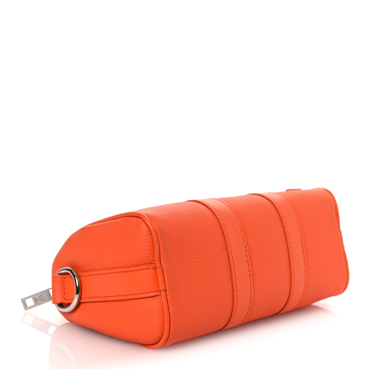 Louis Vuitton Grained Calfskin Aerogram Keepall XS Orange