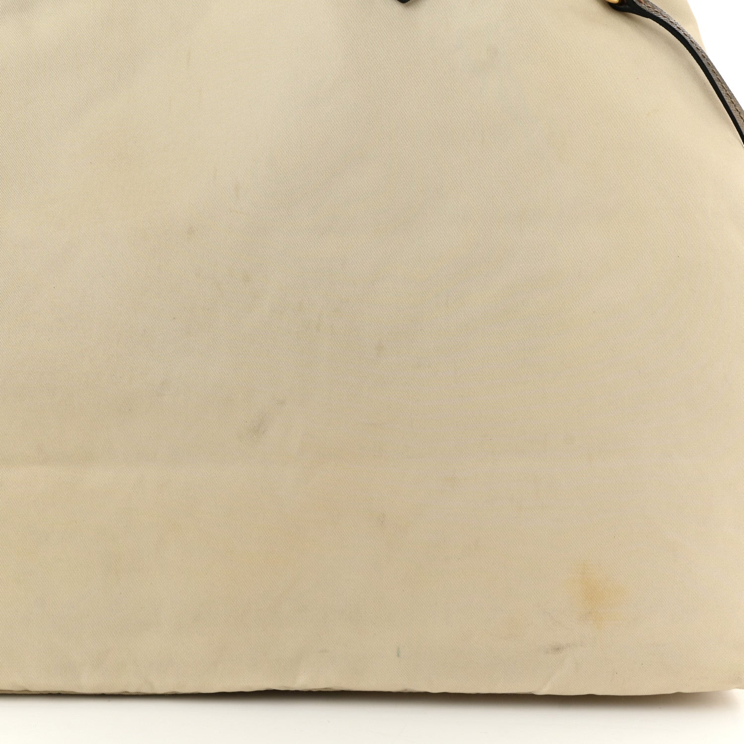 Prada Tessuto Nylon Saffiano Shopping Tote White