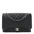 Chanel Caviar Quilted Maxi Double Flap Black