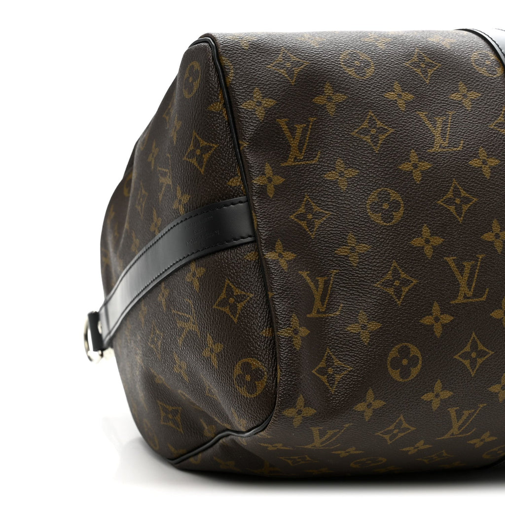 Louis Vuitton Monogram Macassar Keepall Bandouliere 45