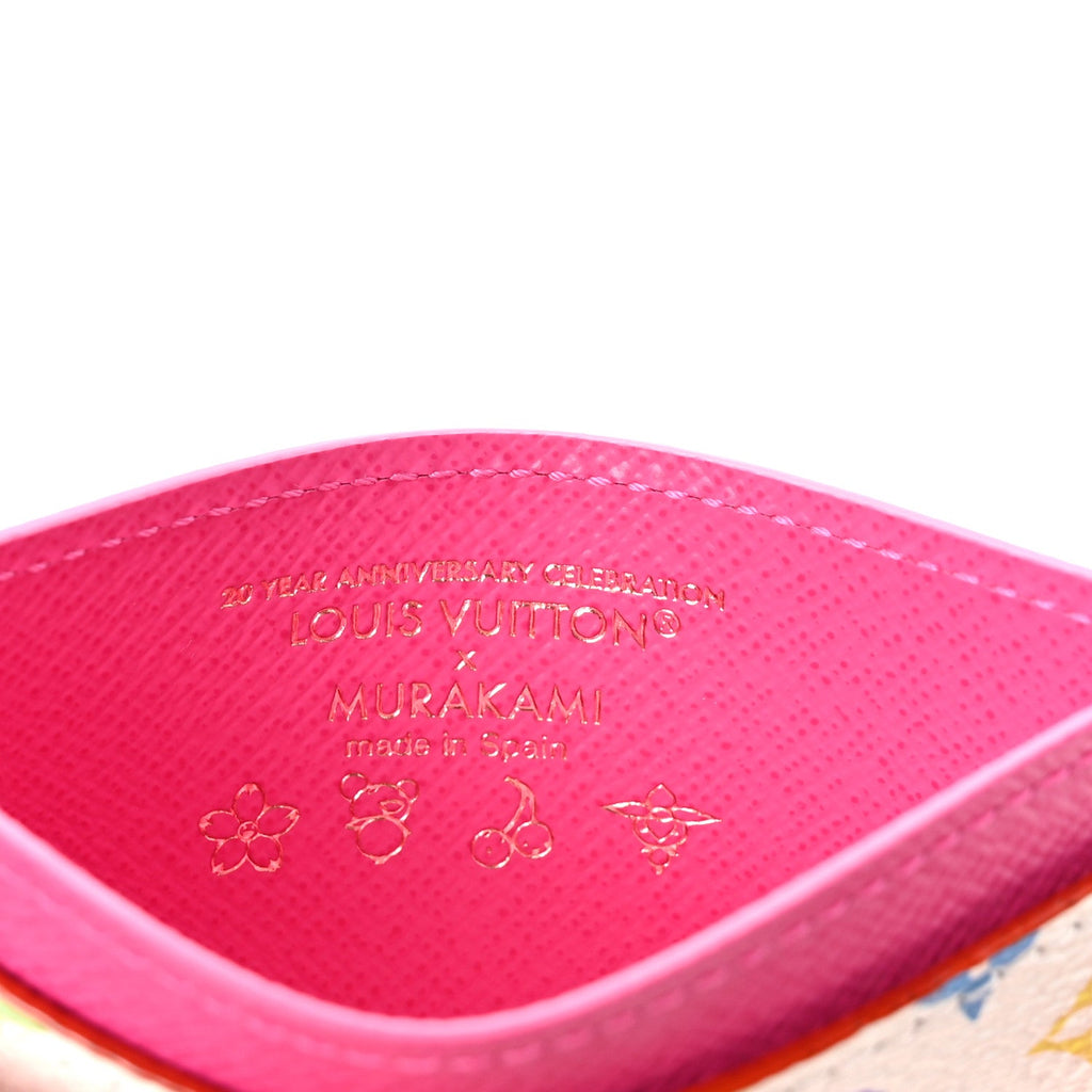 Louis Vuitton LV X TM Monogram Multicolor Card Holder Kawaii Pink