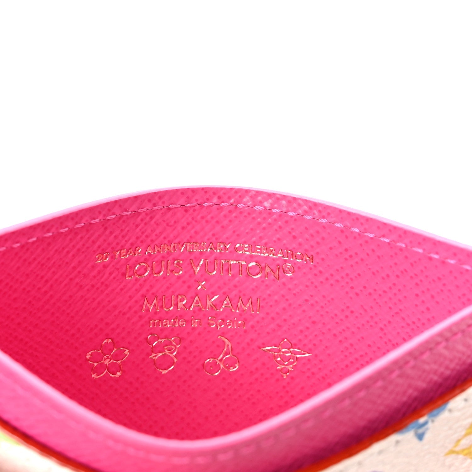 Louis Vuitton LV X TM Monogram Multicolor Card Holder Kawaii Pink