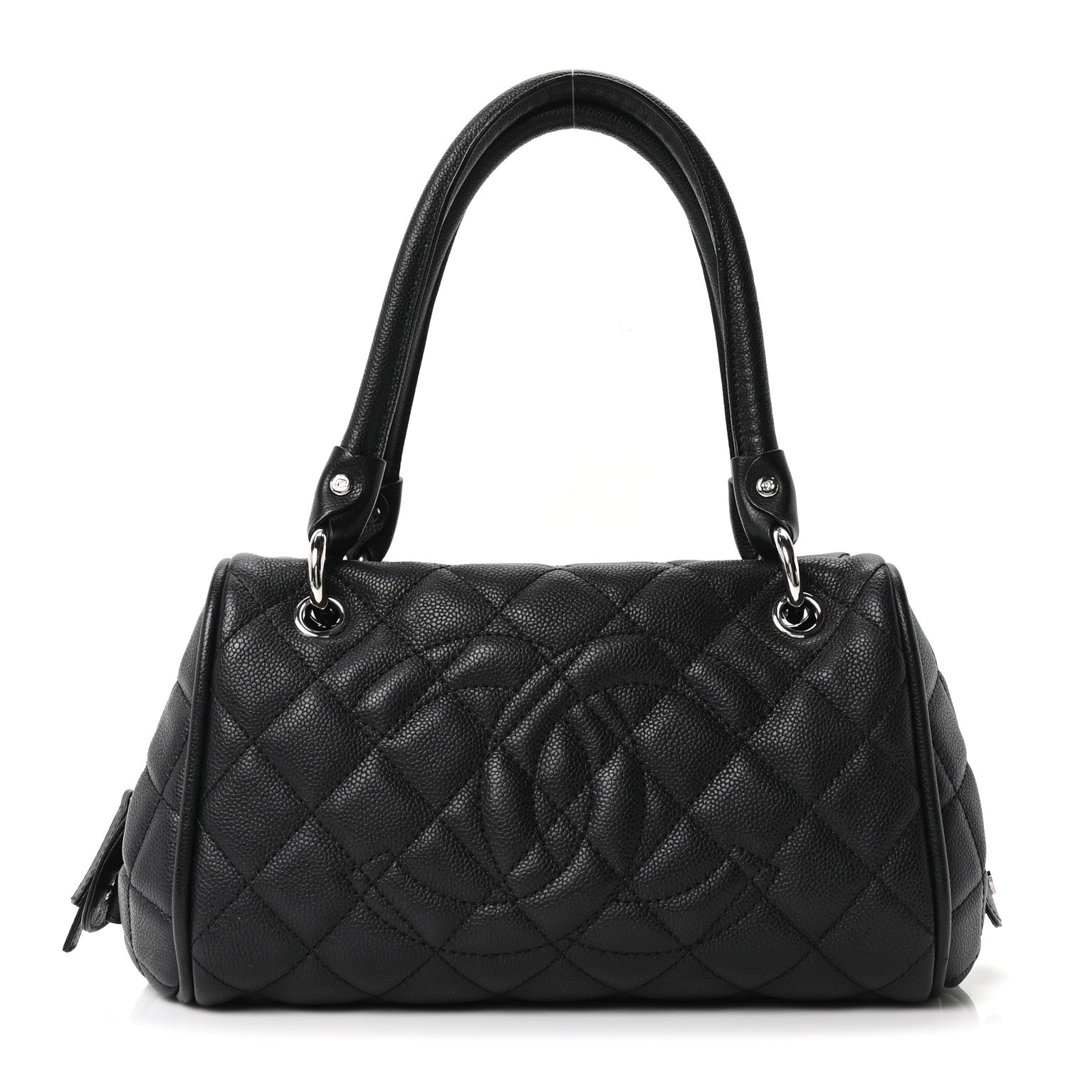 Chanel Caviar Quilted Timeless Bowler Black