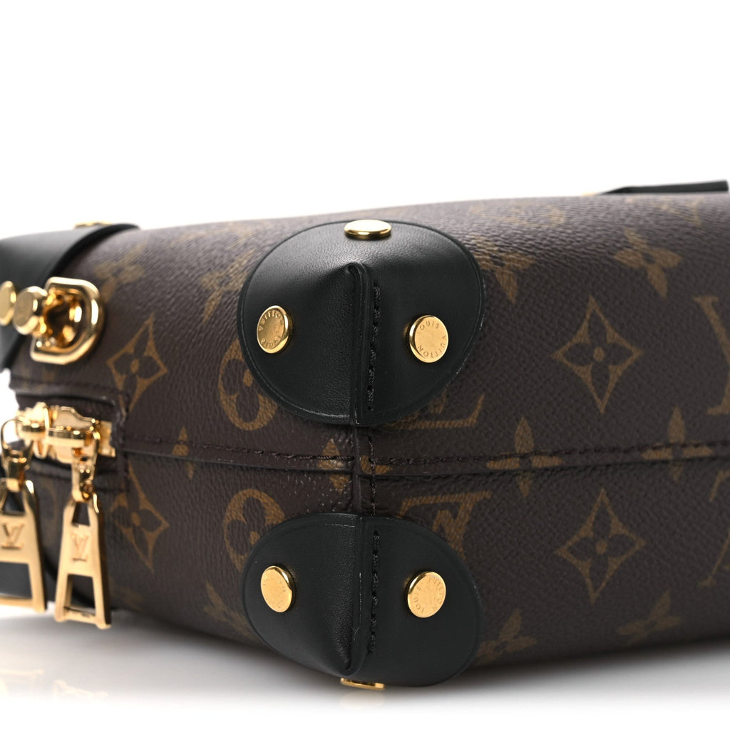 Louis Vuitton Monogram Petite Malle Souple Black
