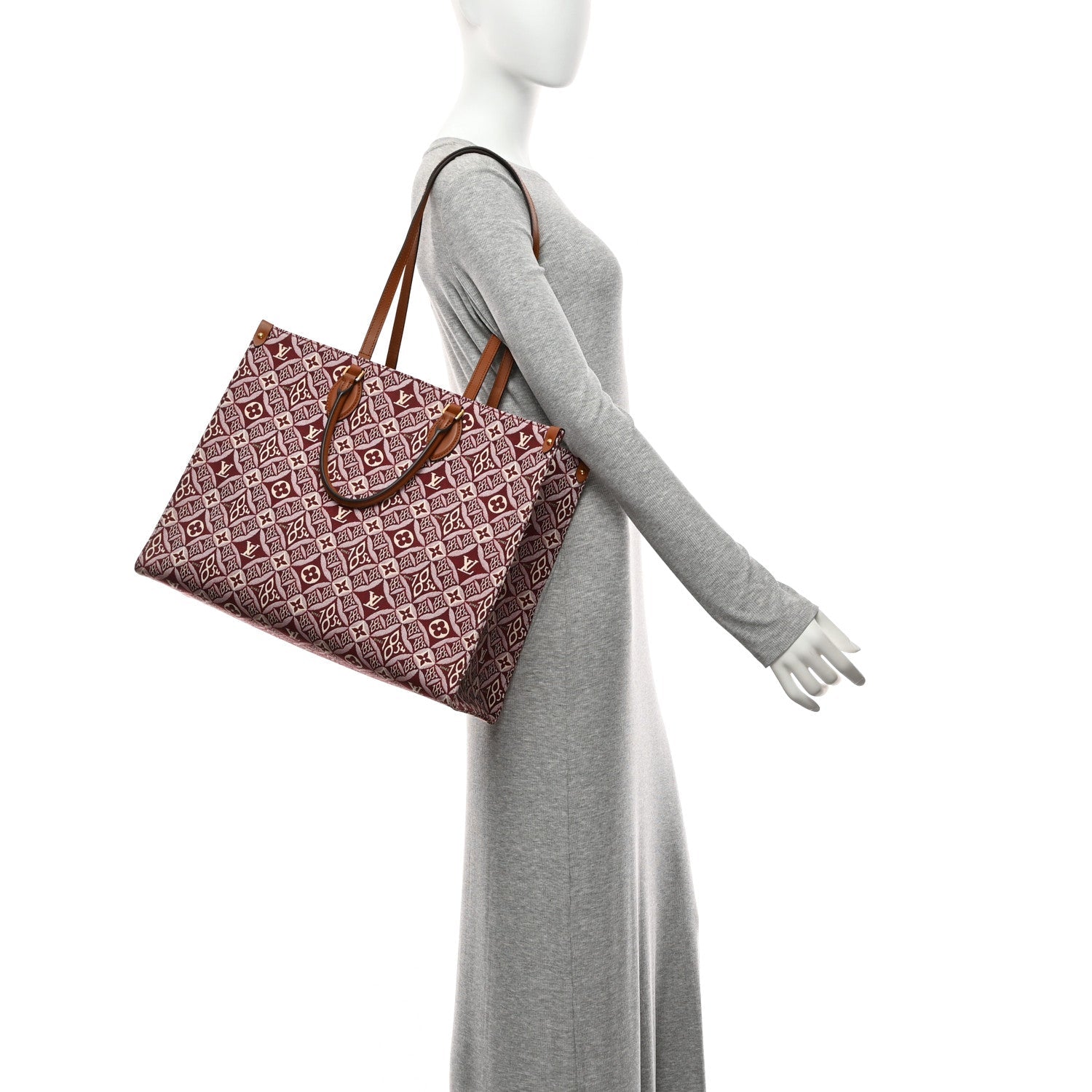 Louis Vuitton Jacquard Since 1854 Onthego GM Bourdeaux