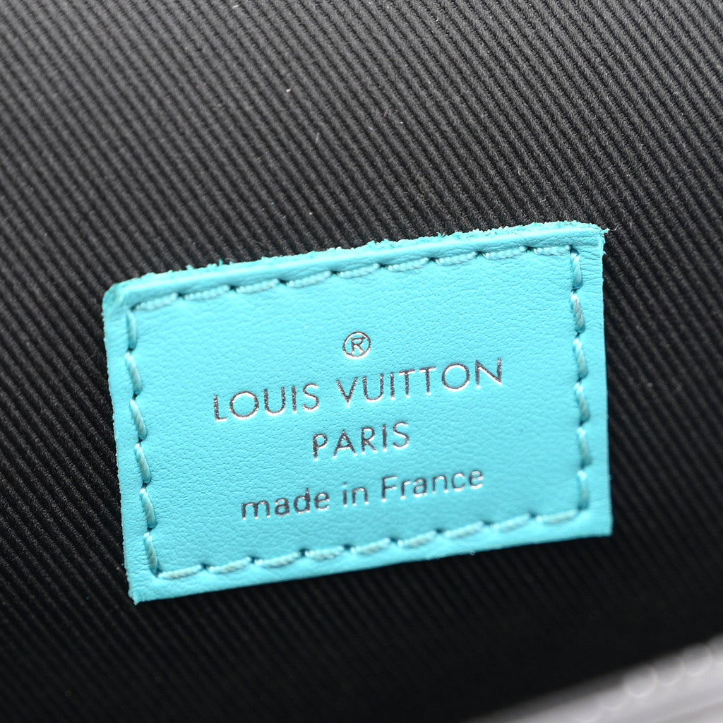 Louis Vuitton Reverse Monogram Eclipse Steamer Wearable Wallet Turquoise