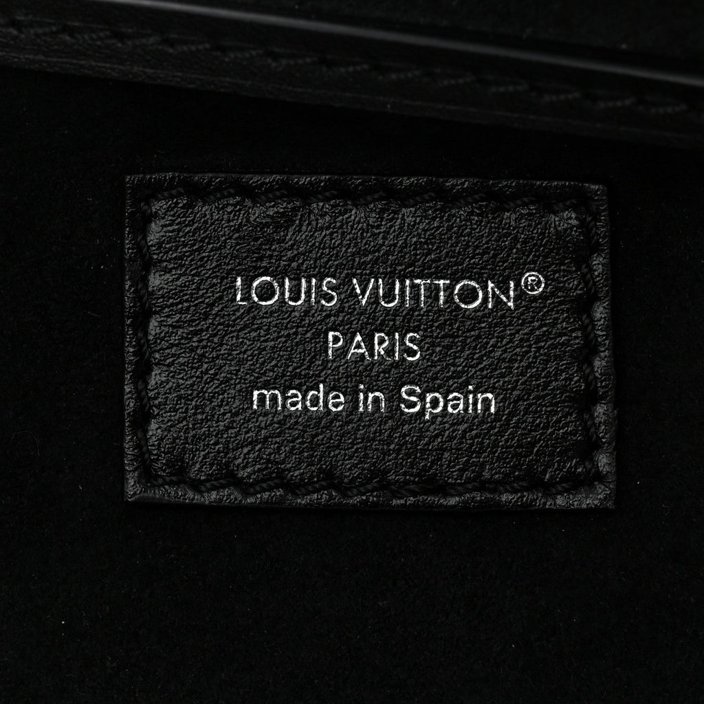 Louis Vuitton Lambskin Monogram Montsouris Vibe PM Black