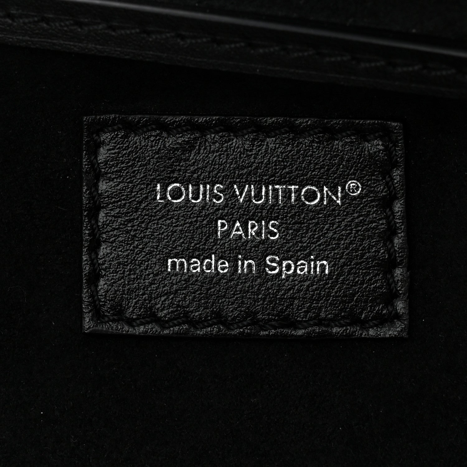 Louis Vuitton Lambskin Monogram Montsouris Vibe PM Black