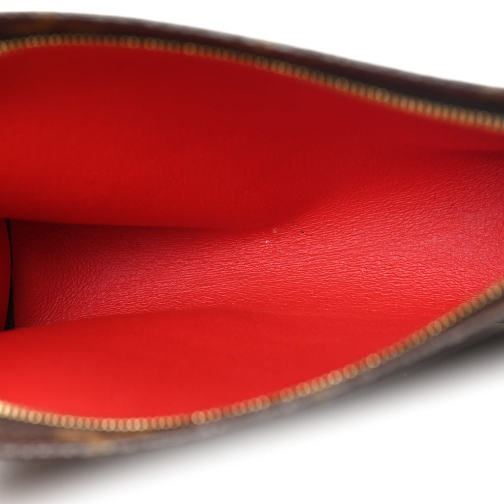 Louis Vuitton Monogram Toiletry Pouch 19 Red