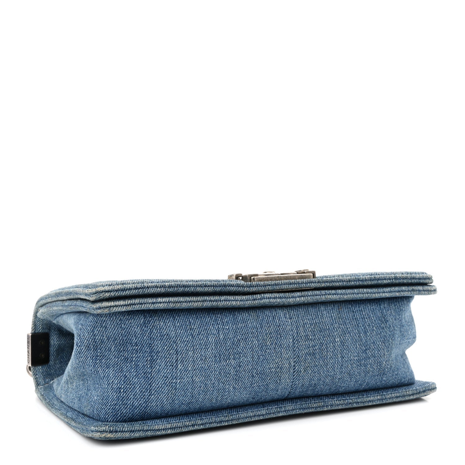 Chanel Denim Quilted Medium Boy Flap Blue