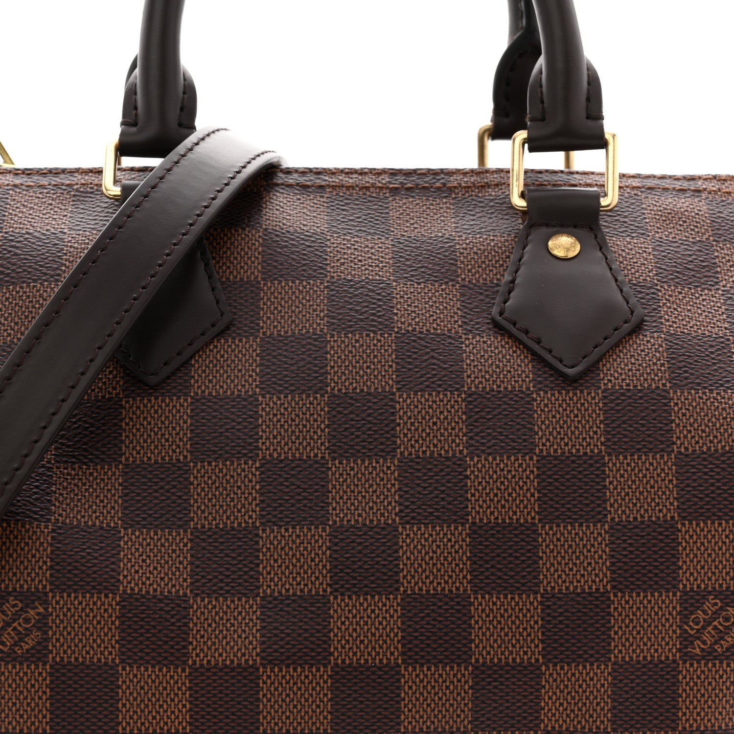 Louis Vuitton Damier Ebene Speedy Bandouliere 25