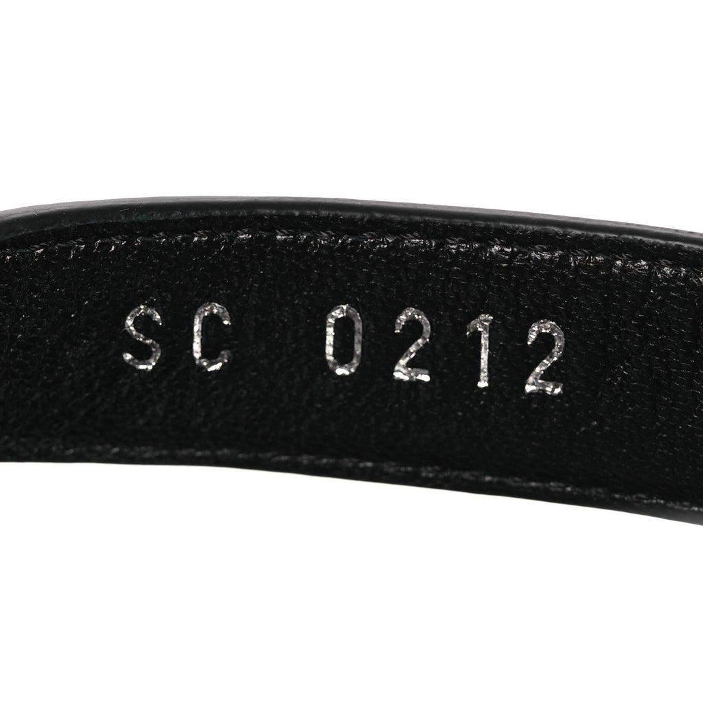 Louis Vuitton Soft Calfskin Perforated Horizon Flat Sandals 36 Black