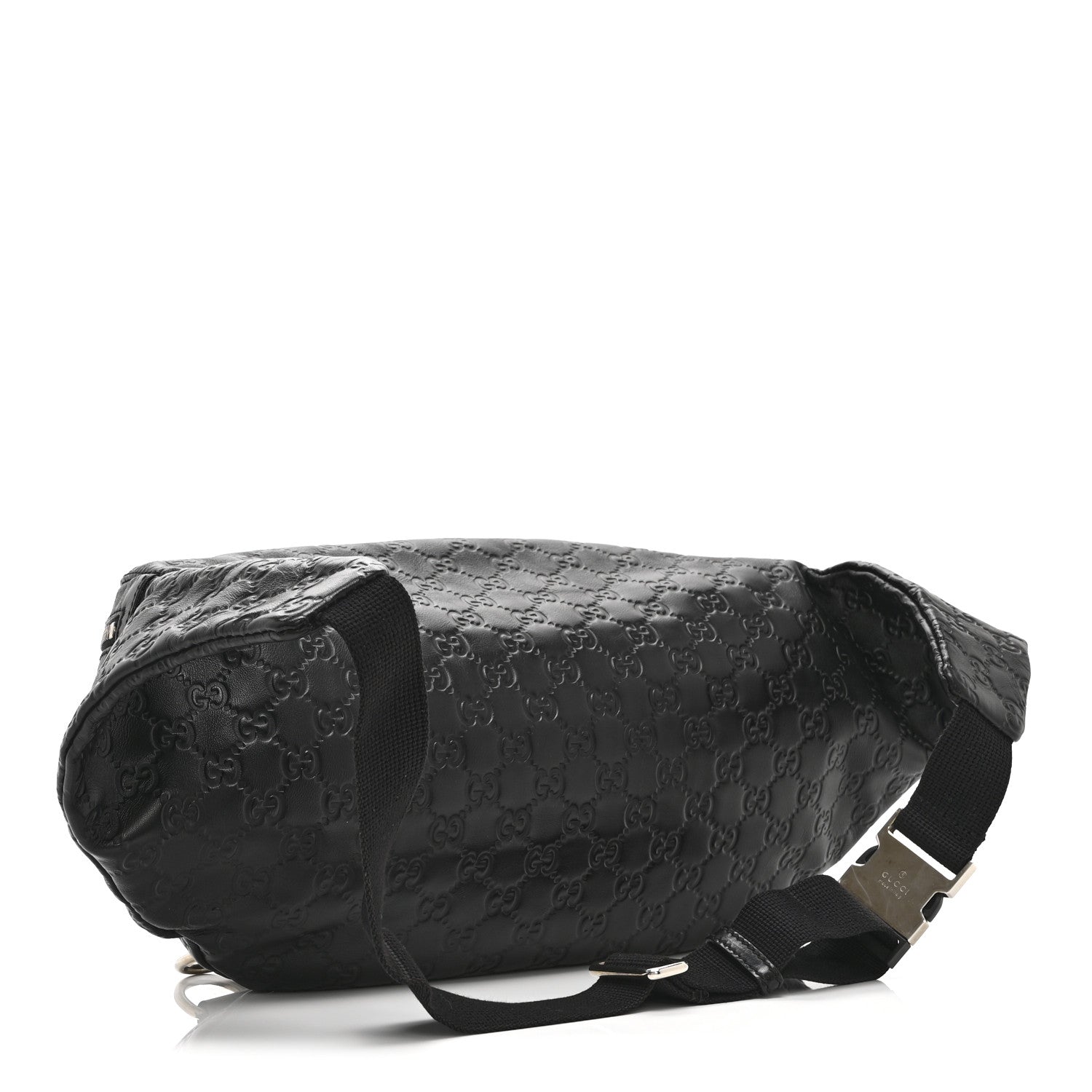Gucci Guccissima Web Belt Bag Black
