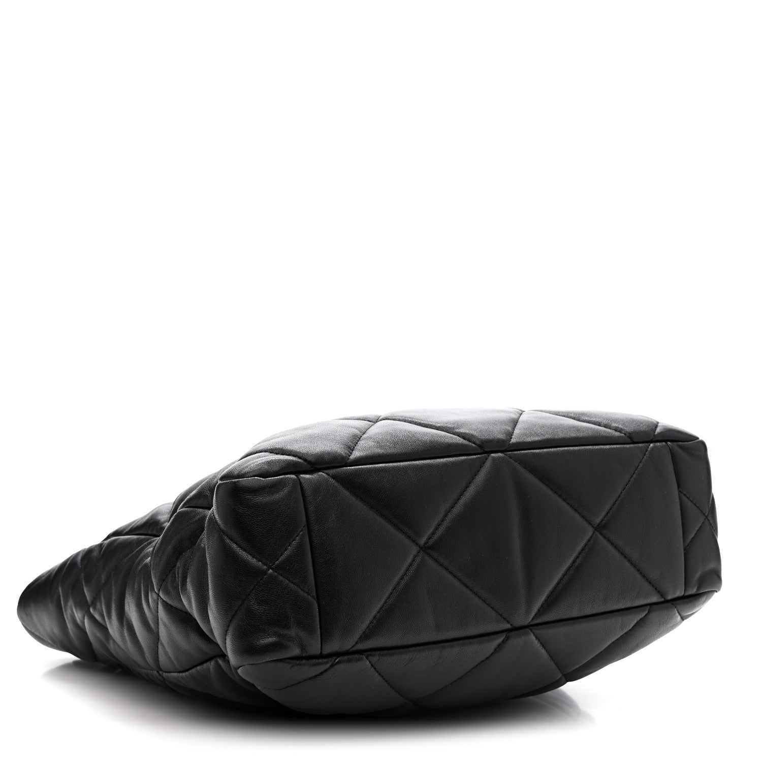 Chanel Lambskin Quilted Chanel 19 Shopping Bag Black