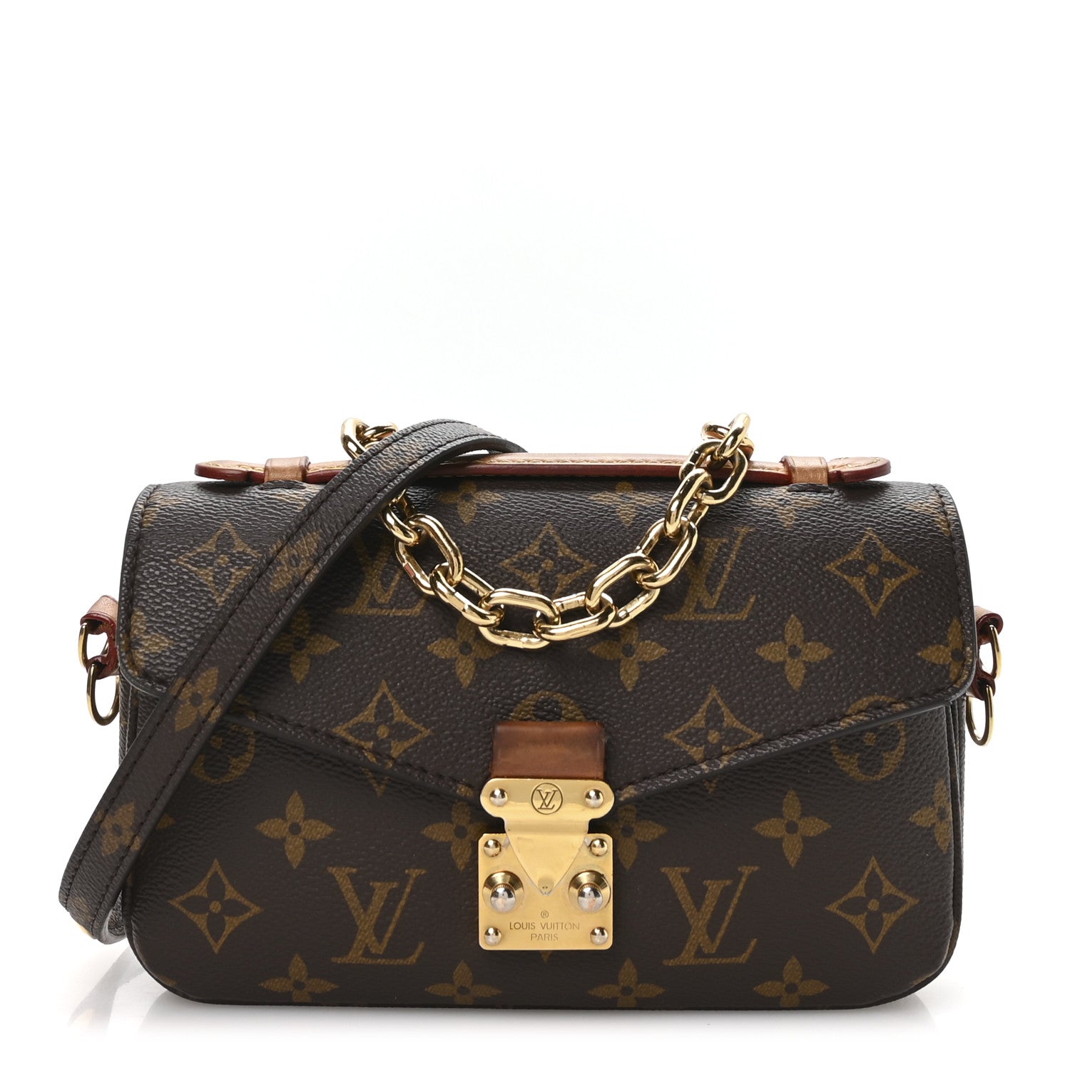 Louis Vuitton Monogram Pochette Metis East West