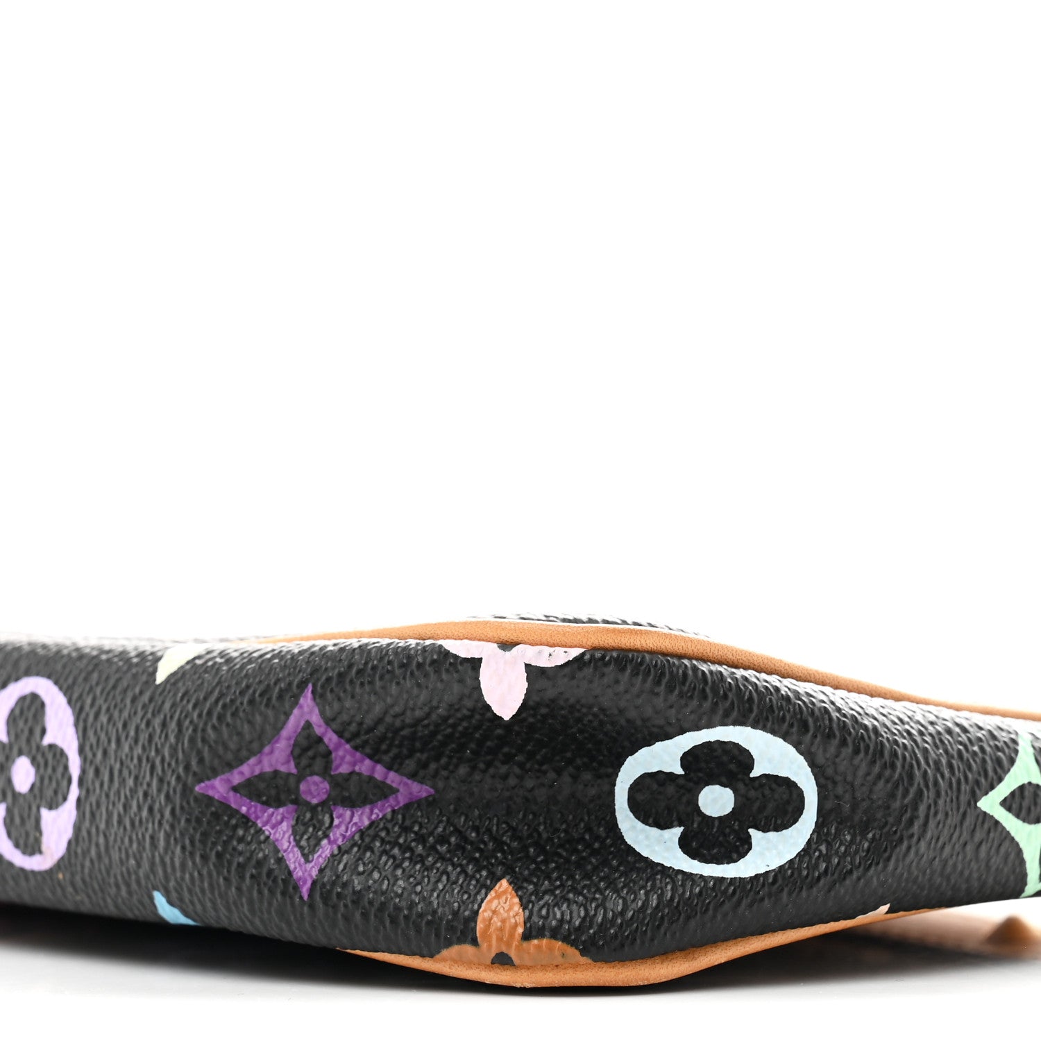 Louis Vuitton Monogram Multicolor Pochette Accessories Black