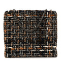 Chanel Tweed Kisslock Minaudiere Black Multicolor