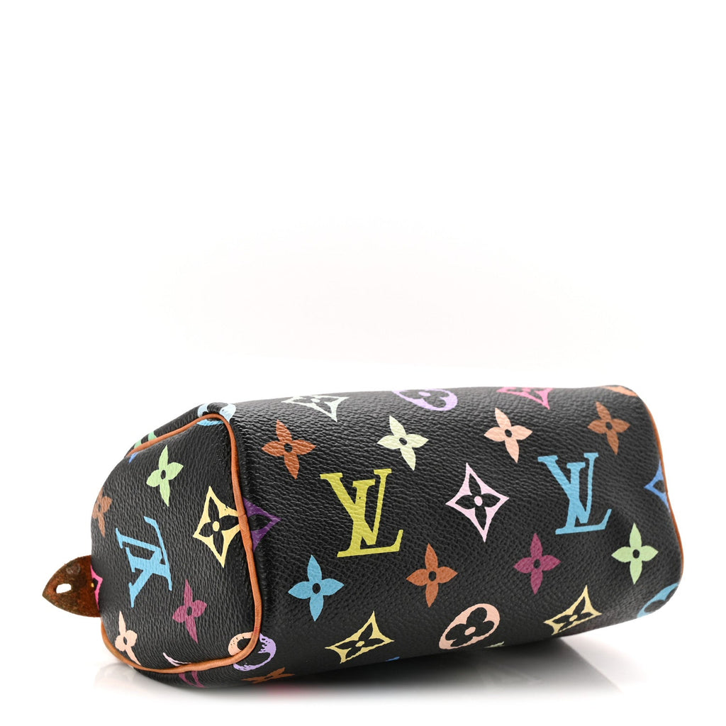 Louis Vuitton Monogram Multicolor Mini Sac HL Speedy Black