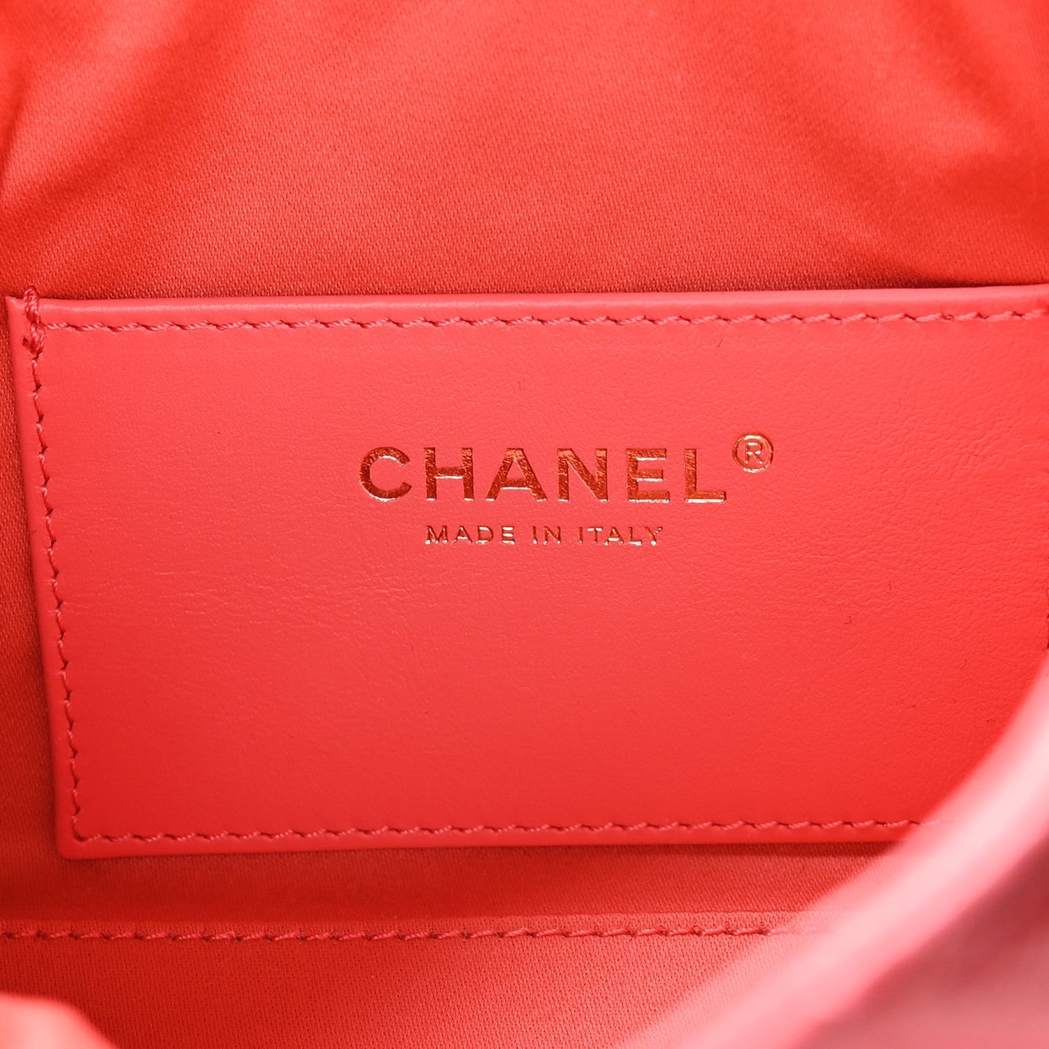 Chanel Caviar Quilted Mini Chanel 25 Handbag Coral