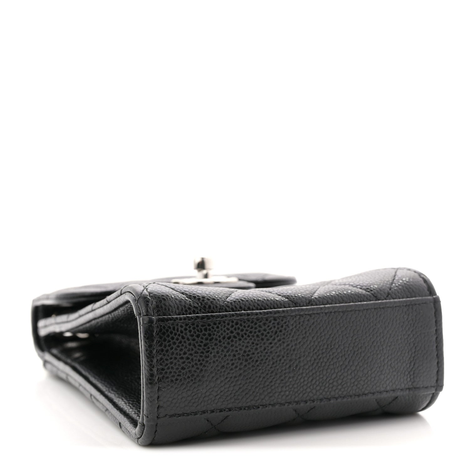 Chanel Caviar Quilted Classic Phone Holder Black
