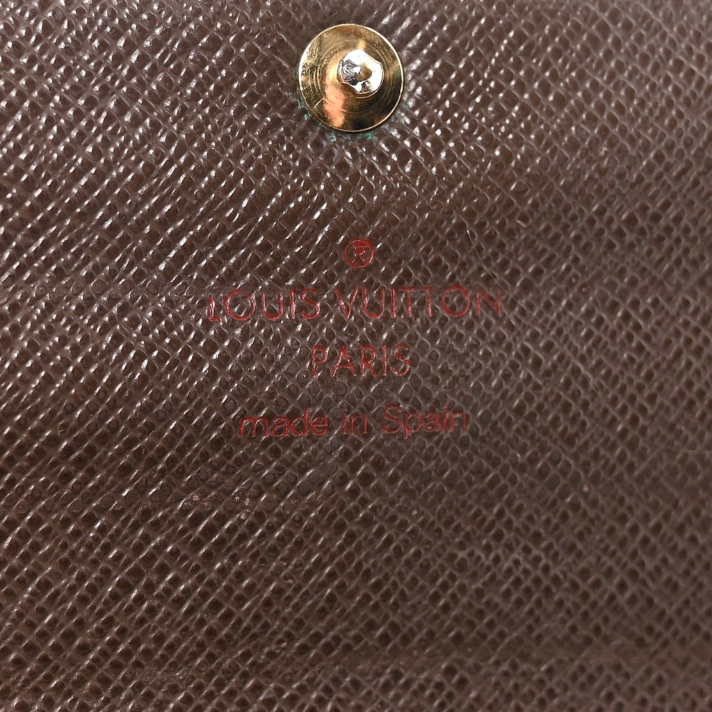 Louis Vuitton Damier Ebene Sarah Wallet