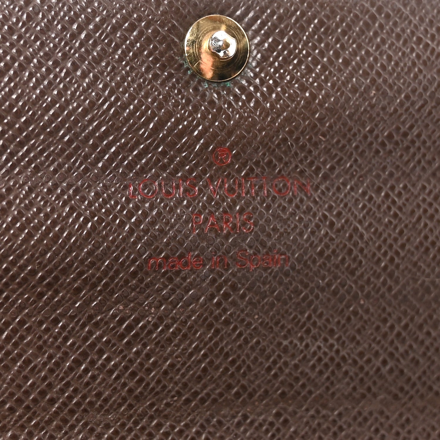 Louis Vuitton Damier Ebene Sarah Wallet