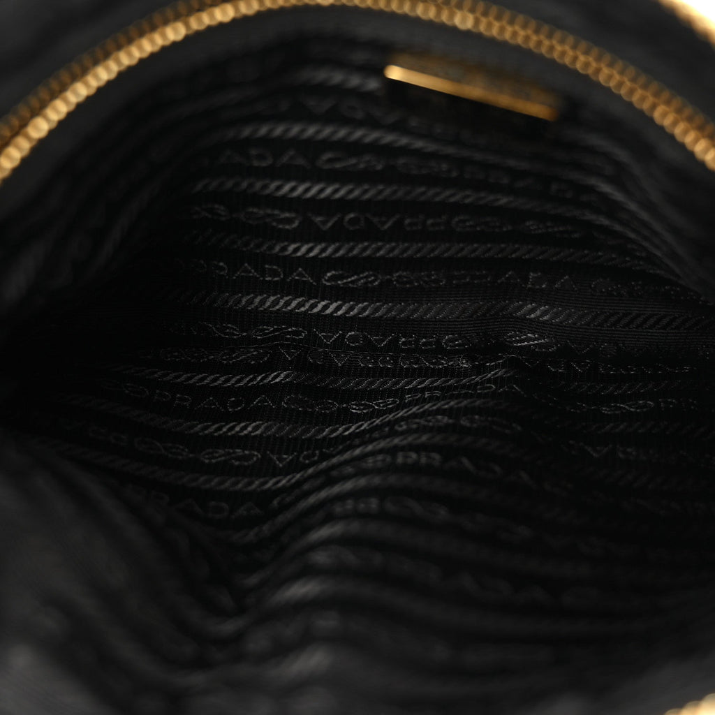 Prada Re-Nylon Saffiano Pouch Black