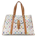Louis Vuitton Monogram Multicolor Aurelia GM White
