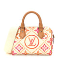 Louis Vuitton Monogram Tiles By The Pool  Speedy 20 Coral