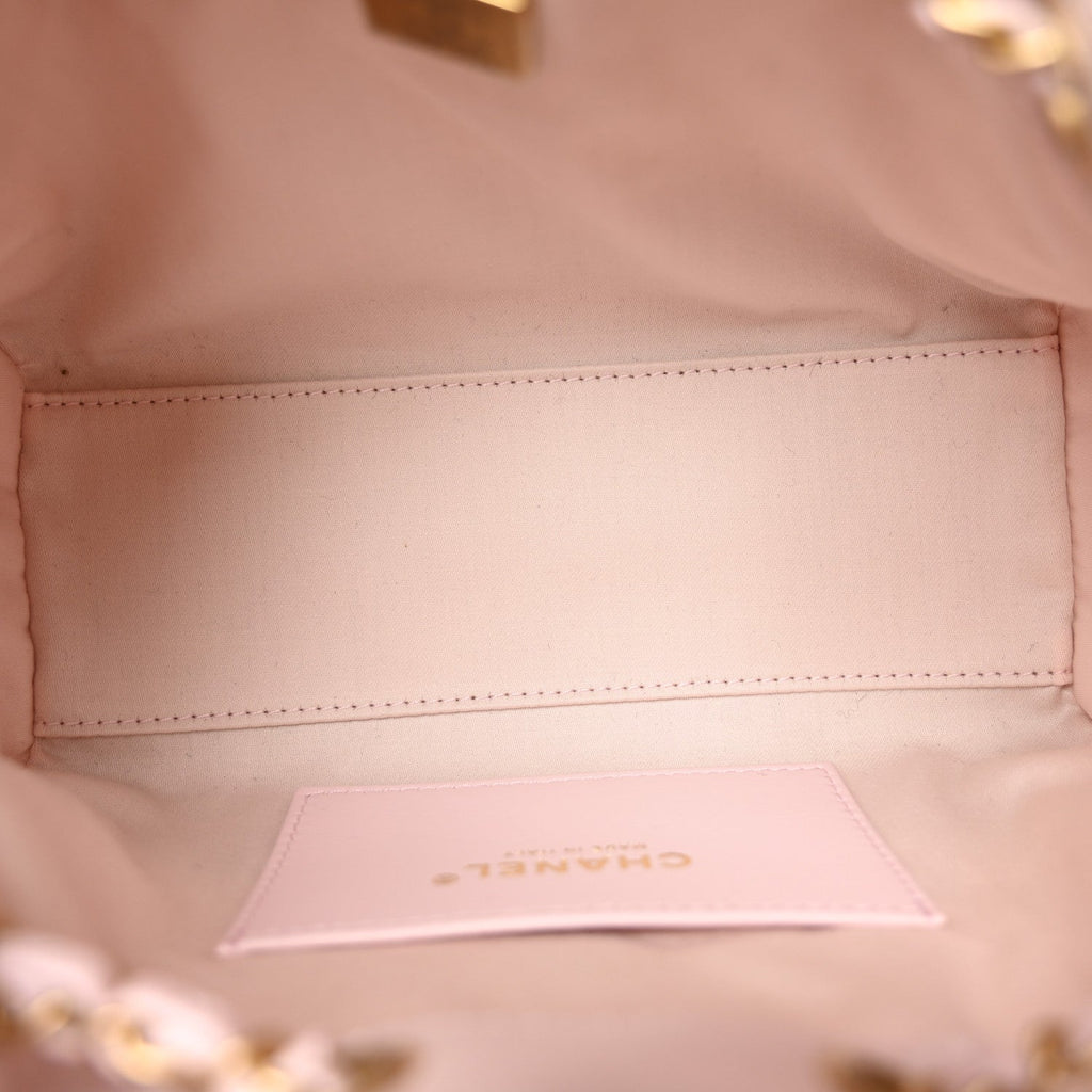 Chanel Caviar Quilted Mini Chanel 25 Handbag Light Pink
