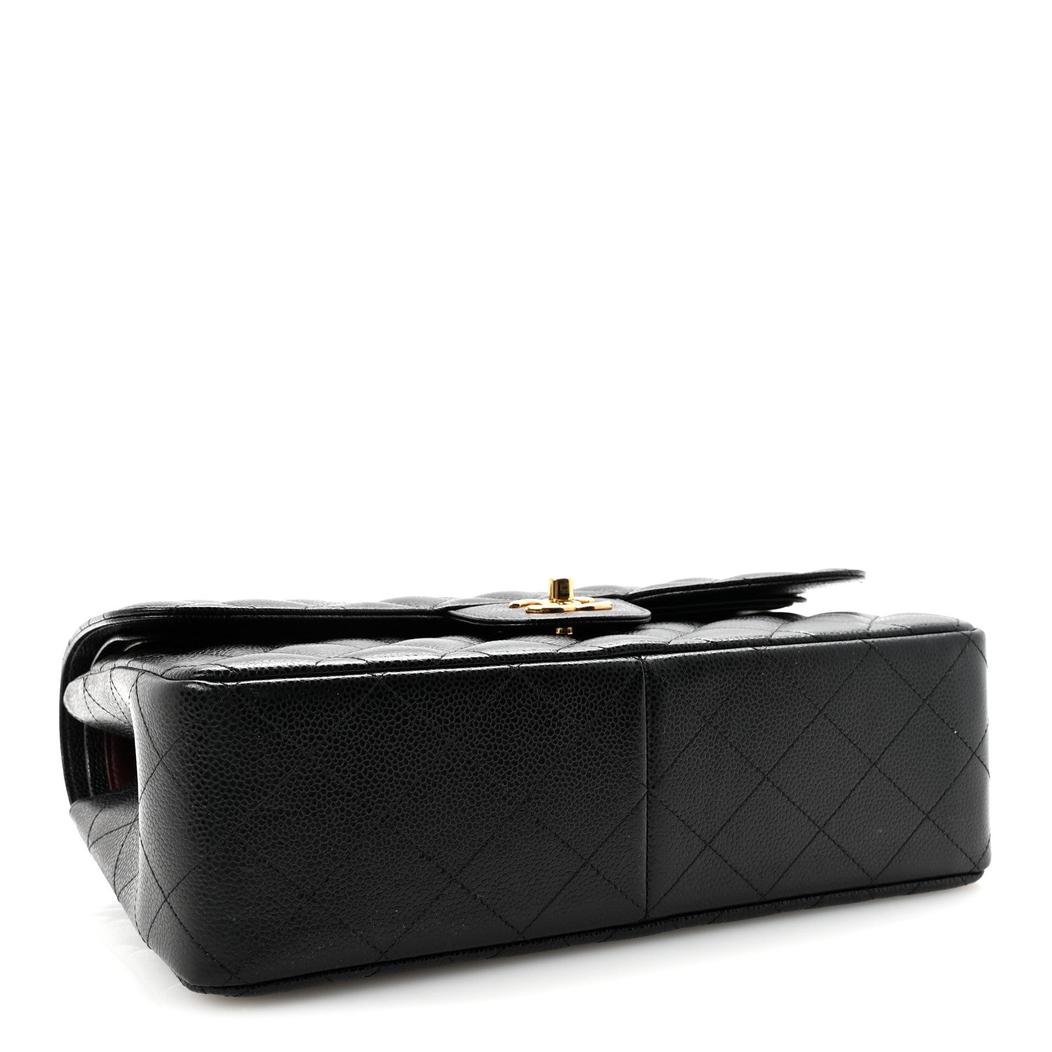 Chanel Caviar Quilted Jumbo Double Flap Black