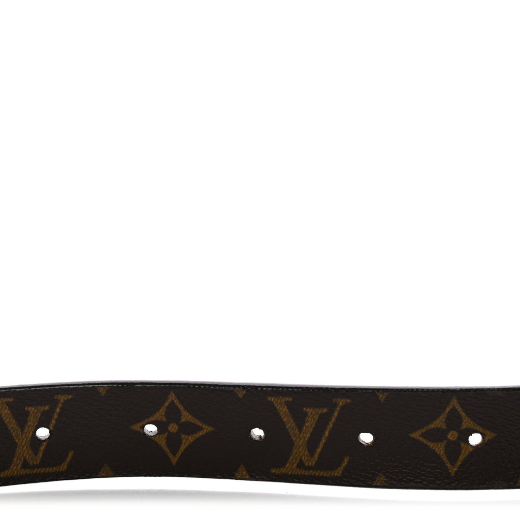 Louis Vuitton Monogram Ceinture Belt Gold Buckle 80 32