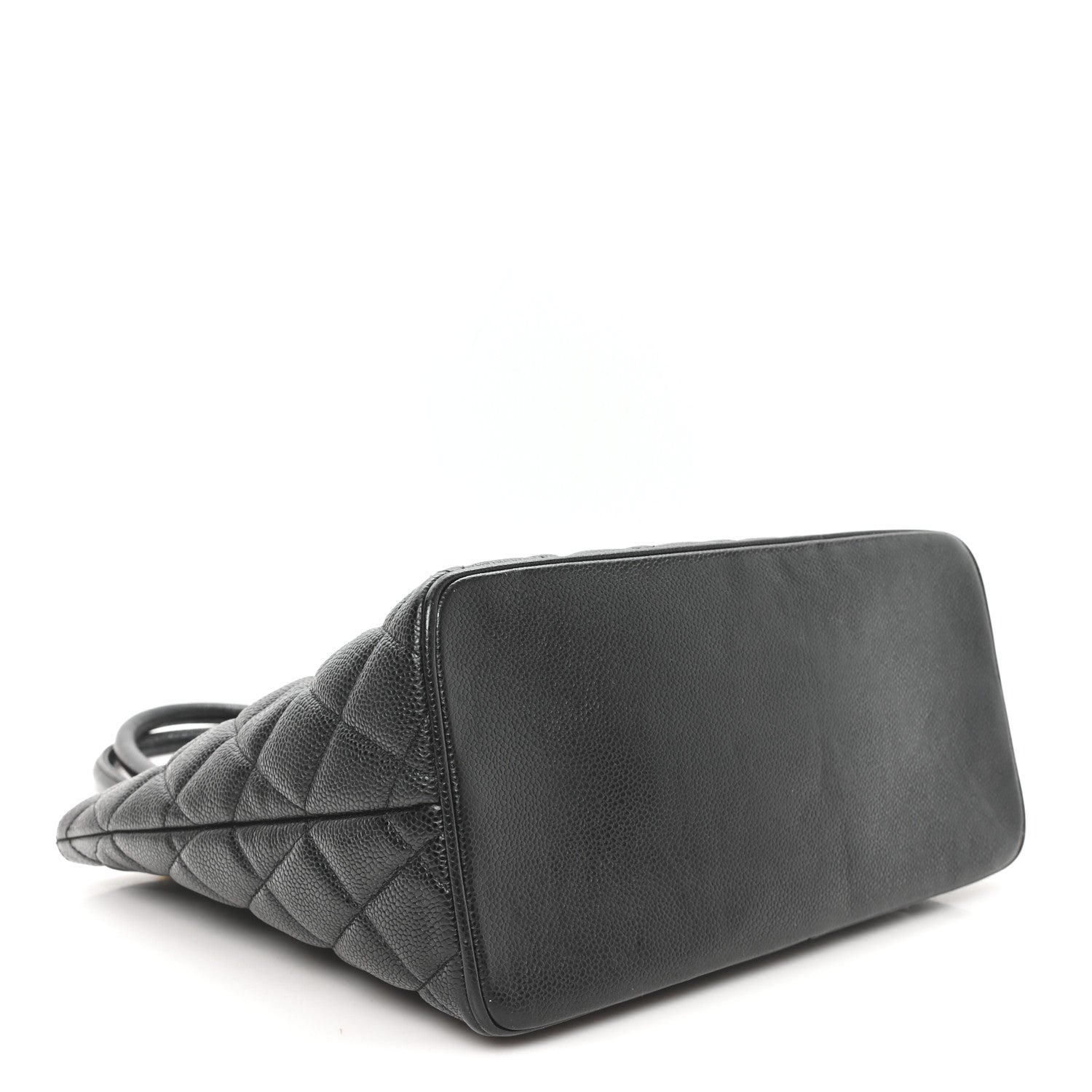 Chanel Caviar Quilted Medallion Tote Black