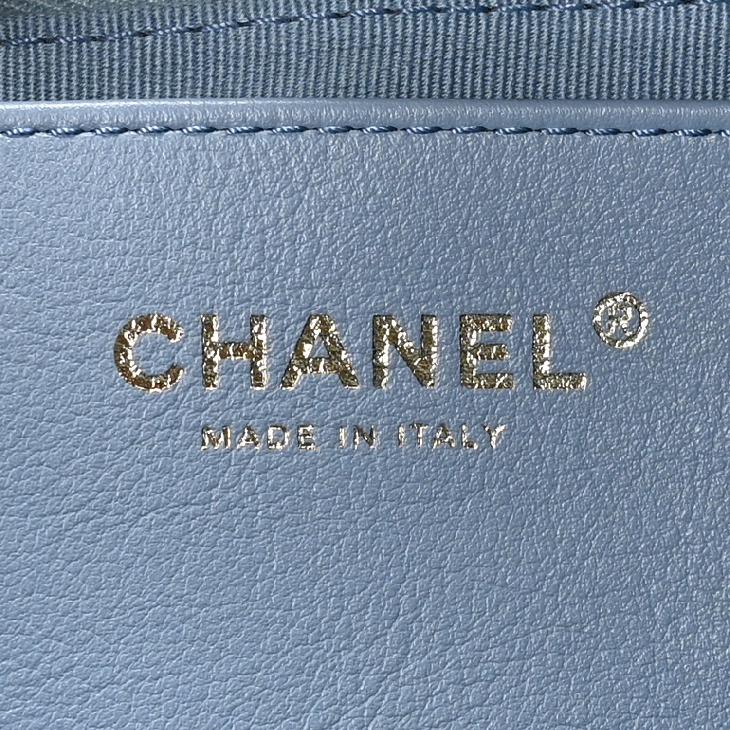 Chanel Washed Denim Quilted Large Trendy Pockets Hobo Blue