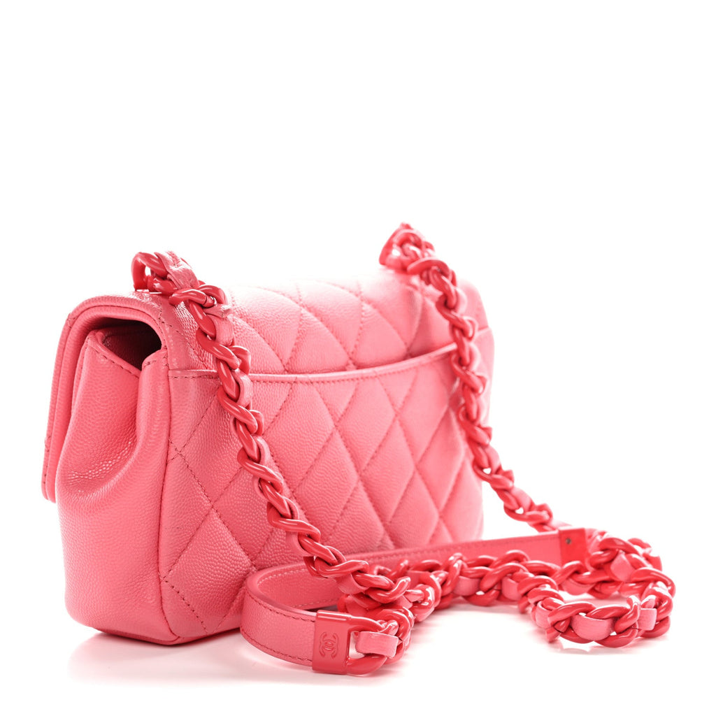 Chanel Caviar Quilted My Everything Small Flap Pink